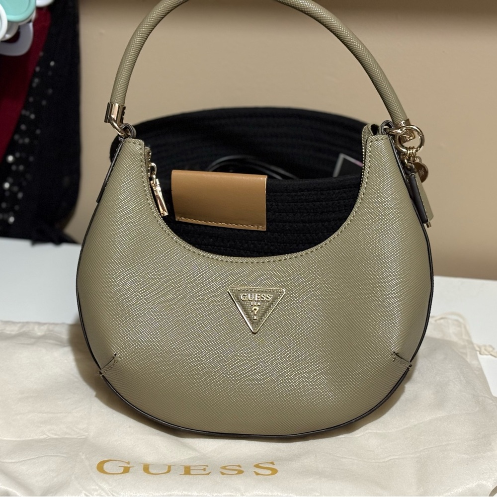 Guess Sage Green Shoulder Bag